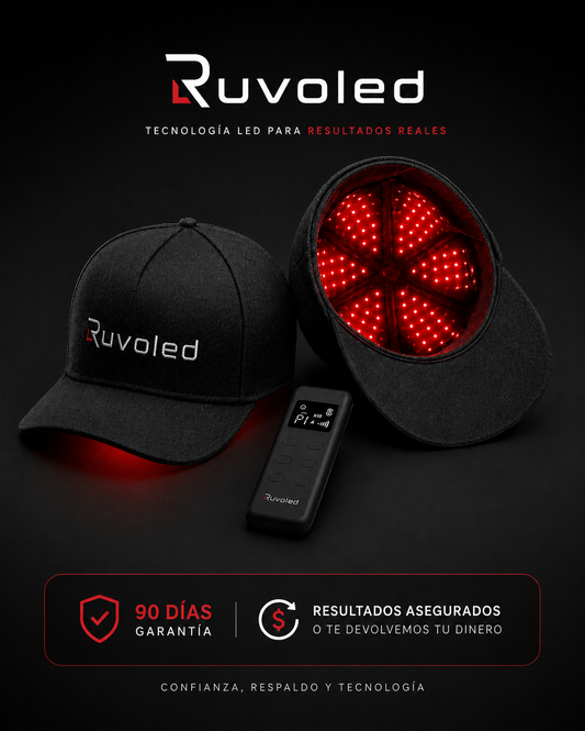 Ruvoled Pro · Gorra de Fototerapia LED para Regeneración Capilar